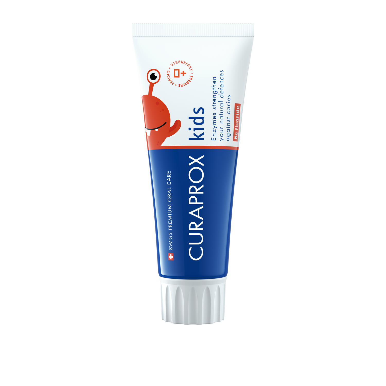 Curaprox Children’s No Fluoride Toothpaste 0+ Years Strawberry