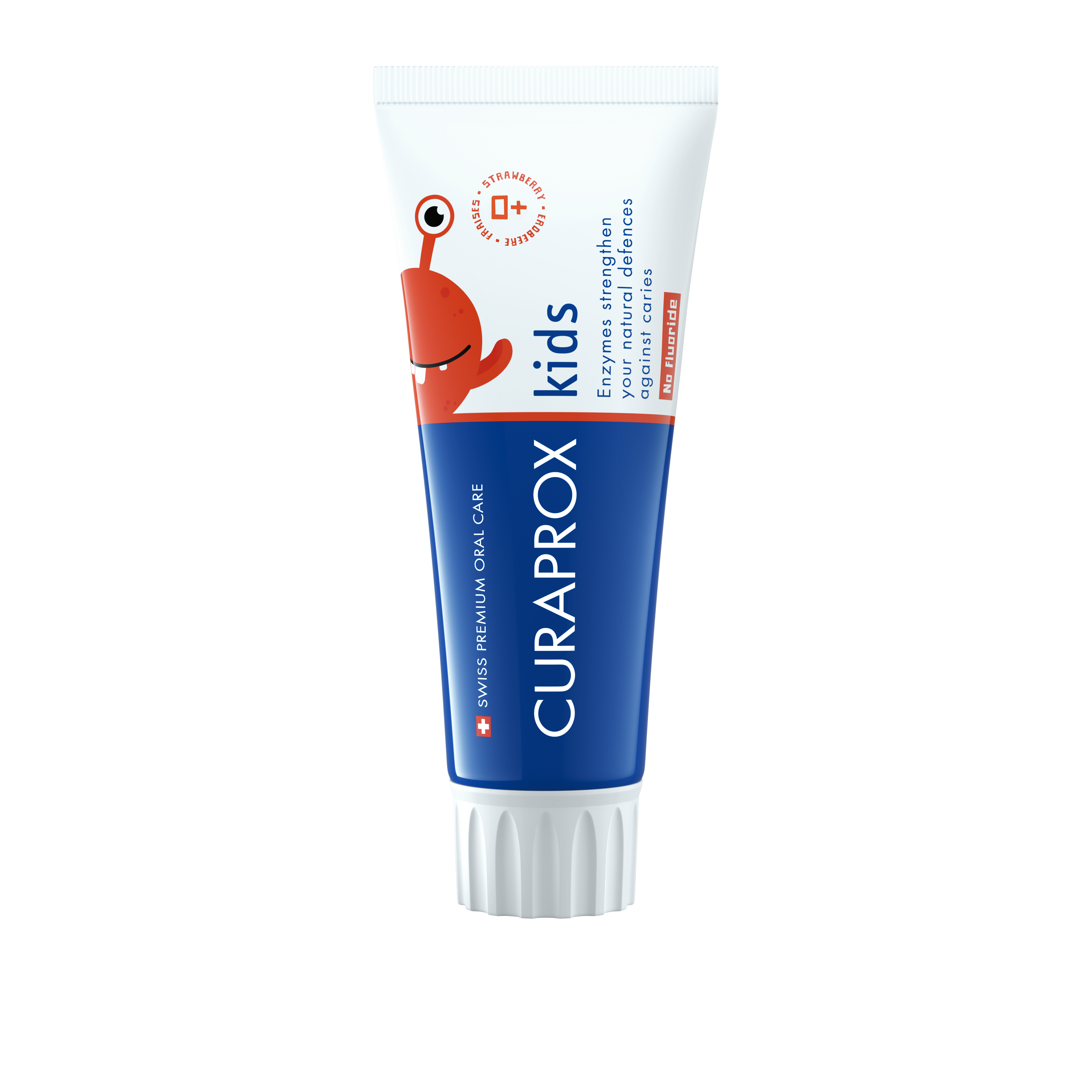 Curaprox Children’s No Fluoride Toothpaste 0+ Years Strawberry